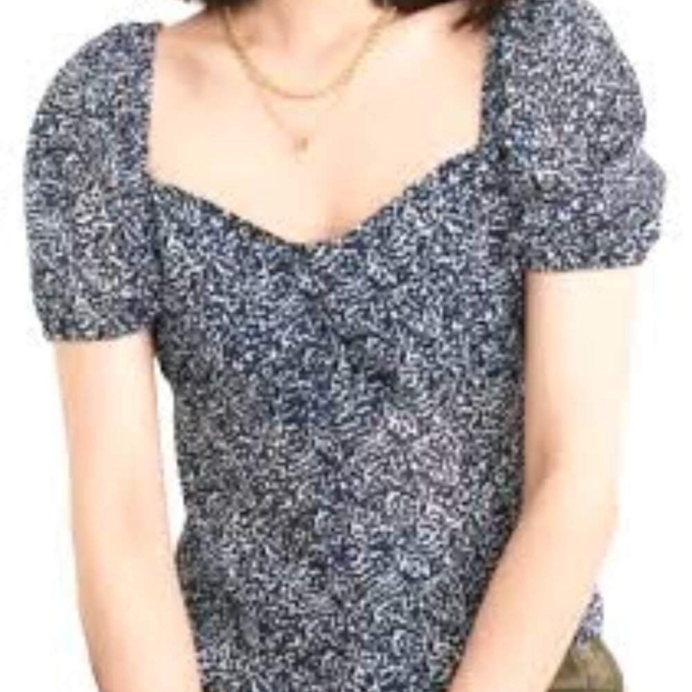 Madewell Size 8 Sweetheart Top